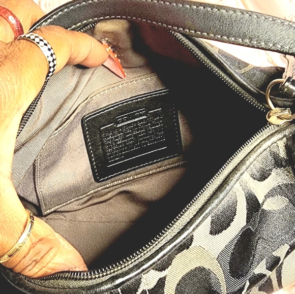 Small Coach Bag, Mini Coach, Monogram Coach Bag, Small handbag, Mini Purse - Picture 7 of 8